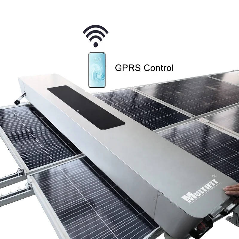 MULTIFIT 1650 Fully Automatic Intelligent Hot Sell Solar Panel Cleaning Robot Cleaning And Roof Solar Panel Cleaning Robot