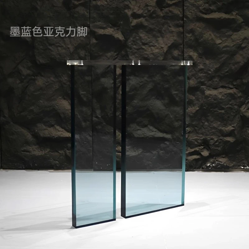 

Color gradual change table legs support plate guide coffee desk transparent suspension feet processing