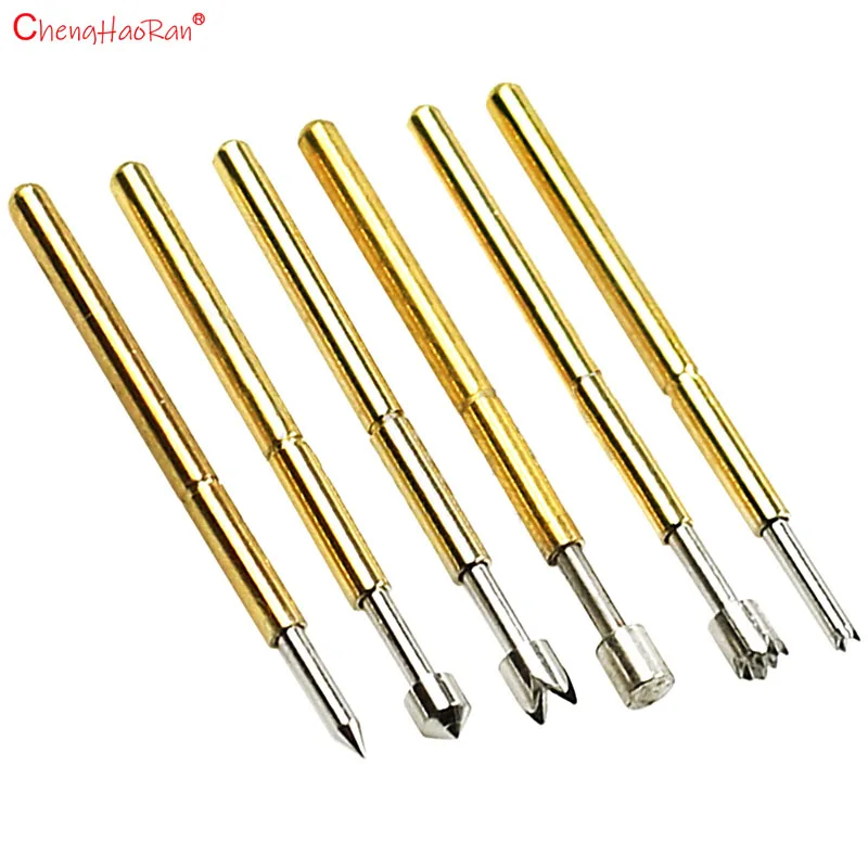 10pcs A Bag Of Test Needles P75 R75 Series Probe Telescopic Spring Top Needle PCB Circuit Board Needle Sleeve Round Claw Tip