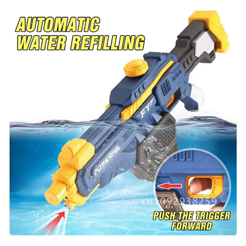 Free Shipping Electric Water Gun Large-capacity Water Blasters Squirt Summer Toy Powerful Outdoor Pool Guns Swimming Water Tank