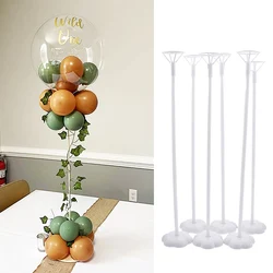 Supporto per palloncini da 6 pezzi supporto per bastoncini per palloncini per decorazioni da tavola decorazioni per palloncini per matrimoni forniture per feste di compleanno per Baby Shower