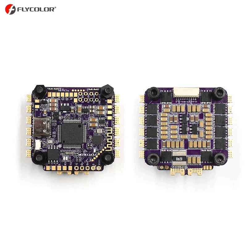 Flycolor X-TOWER 2 F7 60A 4 in 1 ESC Torre volante/Stack FPV Bluetooth per regolare i parametri Controllo di volo a LED