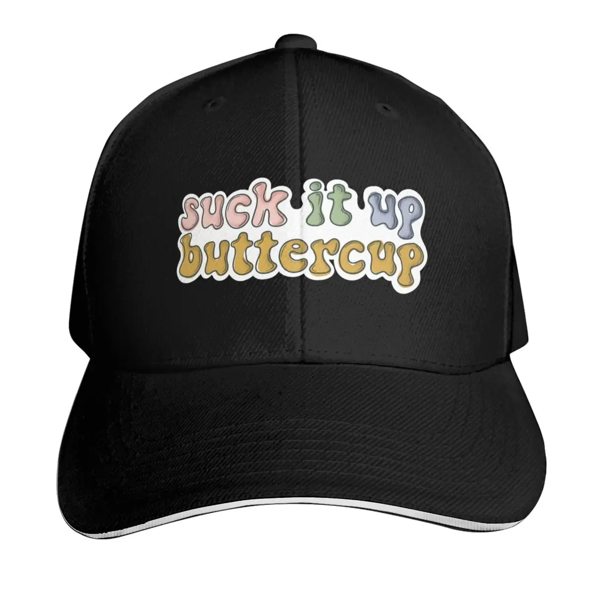 Suck It Up Buttercup Baseball Cap Breathable Mesh Back Adjustable Buckle Closure Moisture Wicking Quick Dry