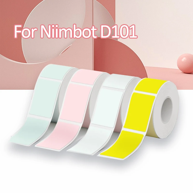 

Niimbot D101 чистый цвет, с принтом этикетка для супермаркета, водонепроницаемая этикетка против разрыва масла, ценовая этикетка, устойчивая к царапинам