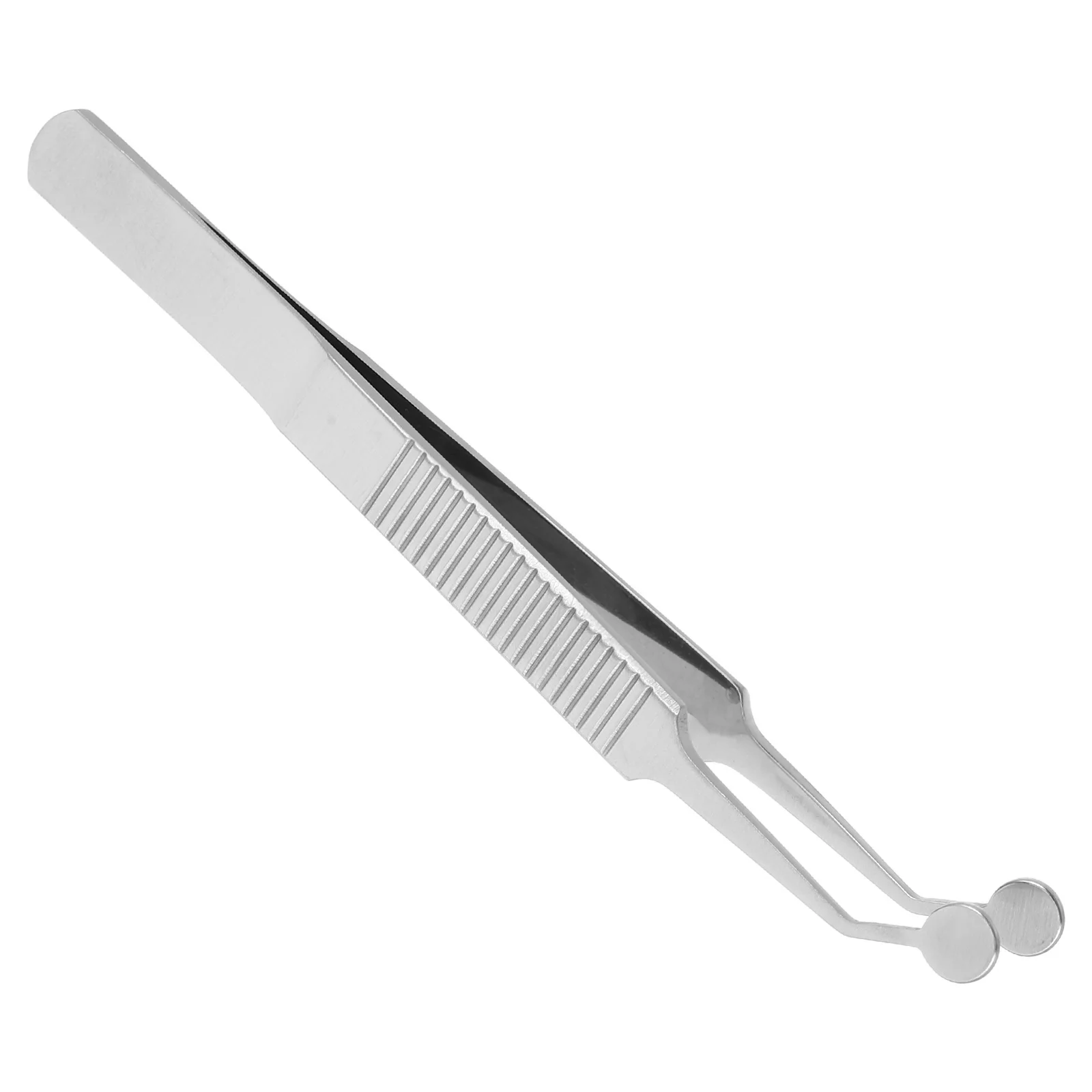 الفولاذ المقاوم للصدأ Meibomian الغدد مدلك العناية بالجفن الملقط طرف مستدير أداة للعيون الجافة الإغاثة مزيل الغدد النفط