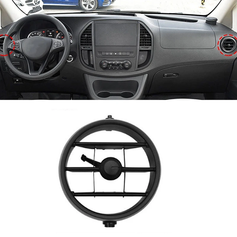 Car Front Air Conditioning Air Outlet Panel For Mercedes-Benz V Class Vito W447 W448 2016-2019 A/C Air Outlet Grille