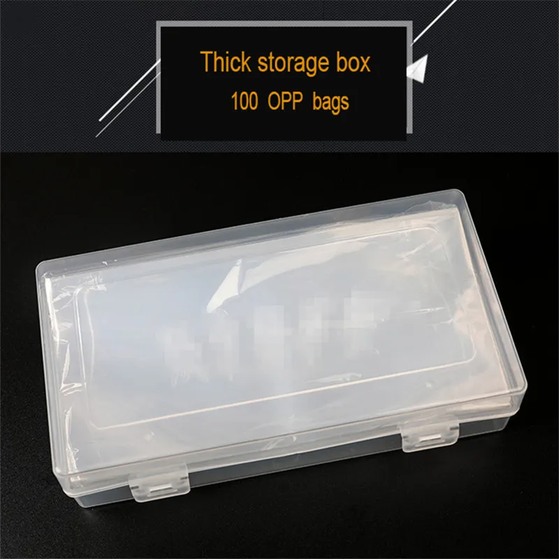 Thick banknote protective bag 100 OPP protective bag Storage box Commemorative banknote collection bag RMB foreign currency coin