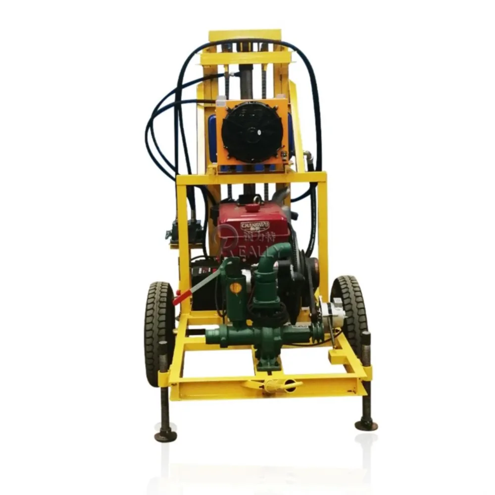 Drilling Machines Water Hole Underground Diesel Hydraulic Small Borehole Drill Rig Equipment Bore Well Drilling Machine Home