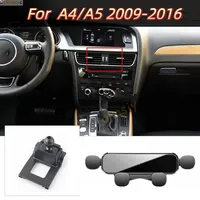 For Audi A4 B9 A5 8WH B8 2011-2022 Gravity Navigation Bracket Mute Not Block Air Vent Mounts Accessories Car Mobile Phone Holder