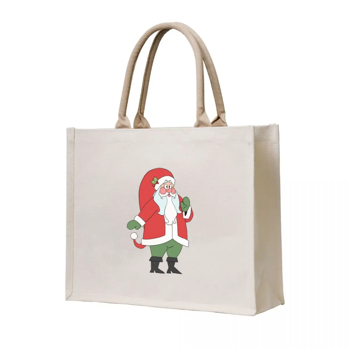 

Santa Claus Tote Bag custom tote bag Woman shopper bag tote bags cloth bags canvas bags