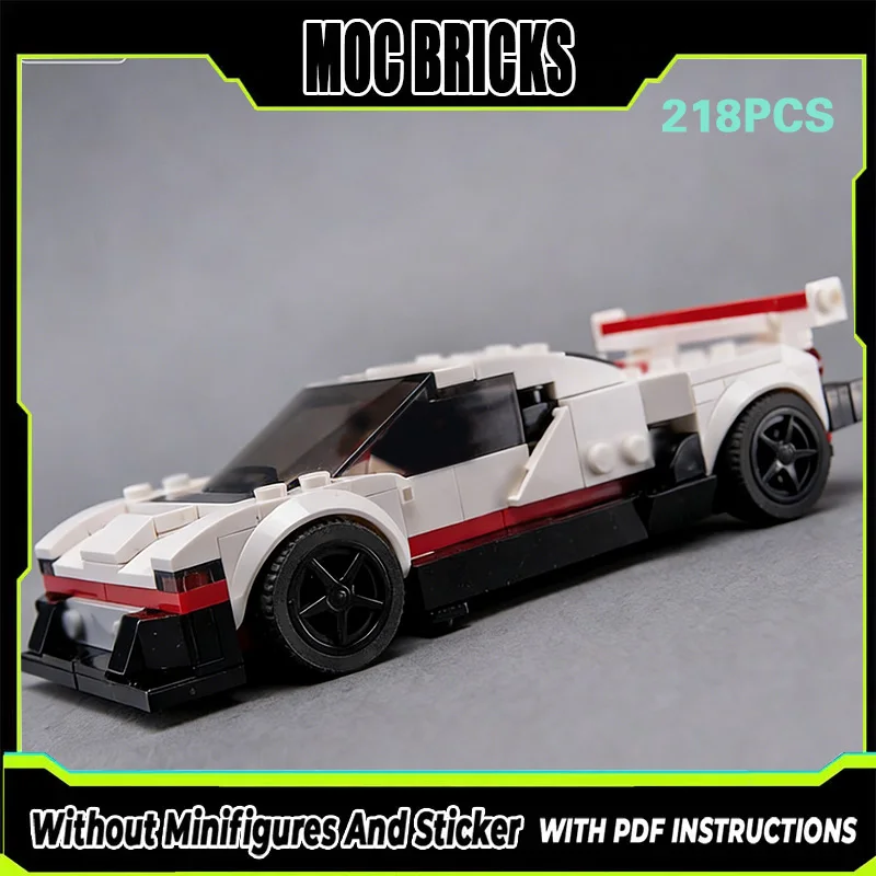 

Speed Racing Car Model MOC Building Bricks Hyper Sports Car Modular Technology Gifts Holiday Assemble Children Toys Suit