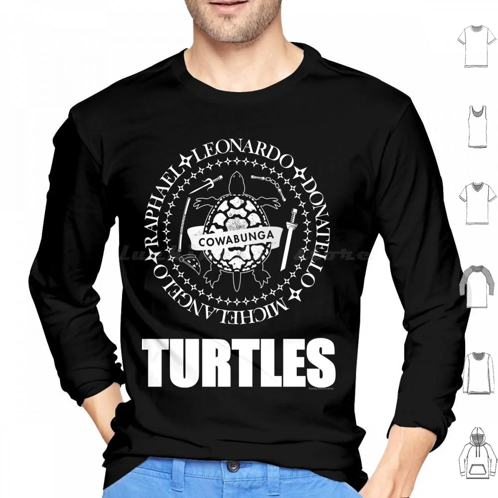 Sudaderas con capucha con logotipo de manga larga Tortugas Raph Fight Club Fight Leonardo Leo Donatello Don Michaelangelo Mike