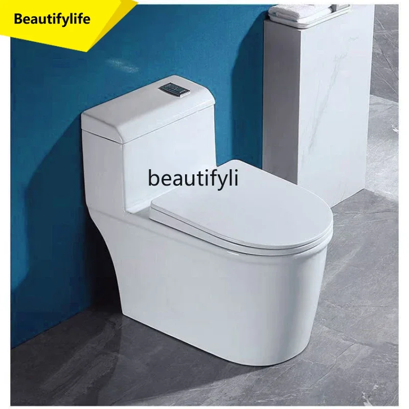 X188 Toilet Bowl Household Bathroom Ceramic Deodorant Large Impact Water-Saving Mute Ultra-Rotating Siphon Pumping Sit Toilet