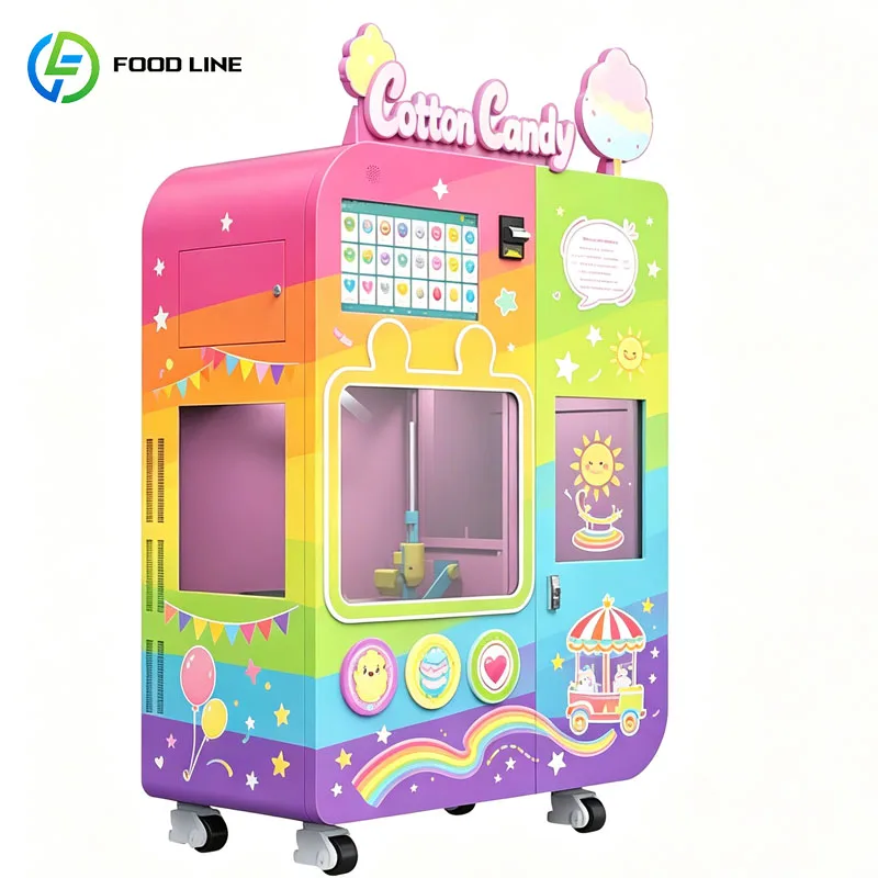 Commercial Cotton Candy Vending Machine Automatic Candy Maker For Event Store Business Customized