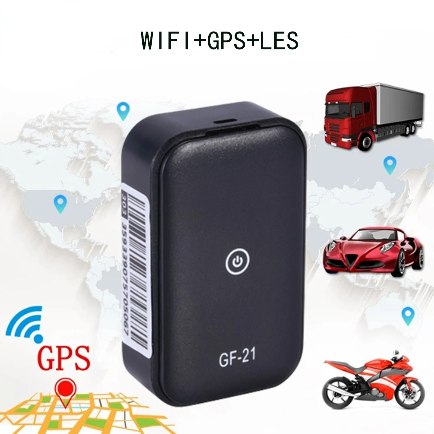 

Smart GF09 GF21 GF22 GPS vehicle mini locator, GPS multi-function pet elderly car anti-lost wifi SOS alarm tracker device