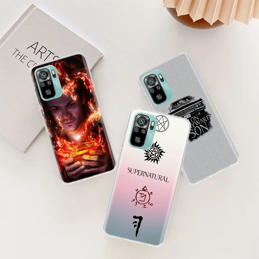 Angel Castiel Supernatural Phone Case For Xiaomi Poco X6 X5 X4 F4 GT X3 NFC F6 Pro 5G M5 M5S M4 M3 Mi F5 F3 F2 F1 Clear Cover Co