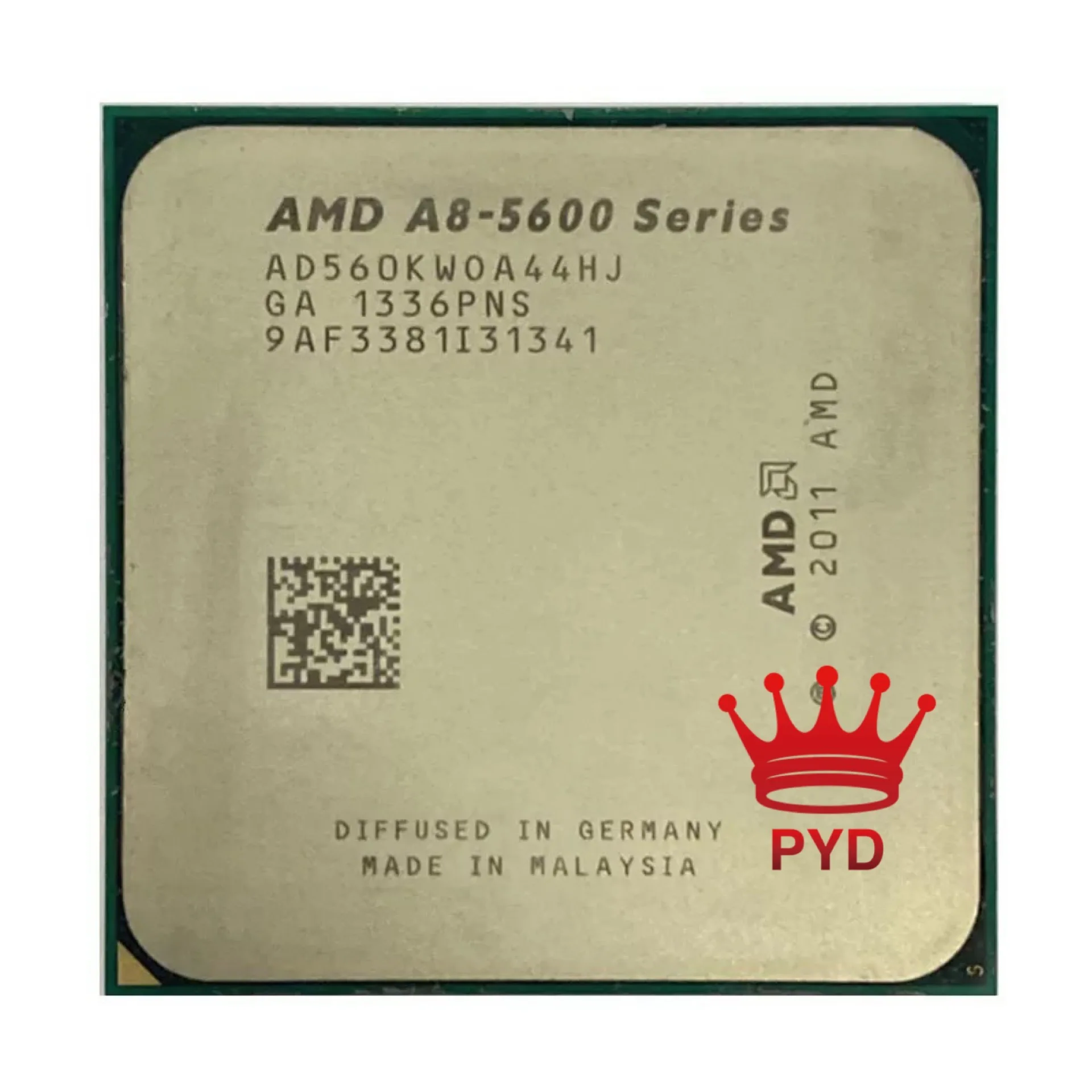 معالج AMD A8 5600K 5600 3.6GHz AD560KWOA44HJ 100W عالي الدقة 7560D رباعي النواة مقبس FM2