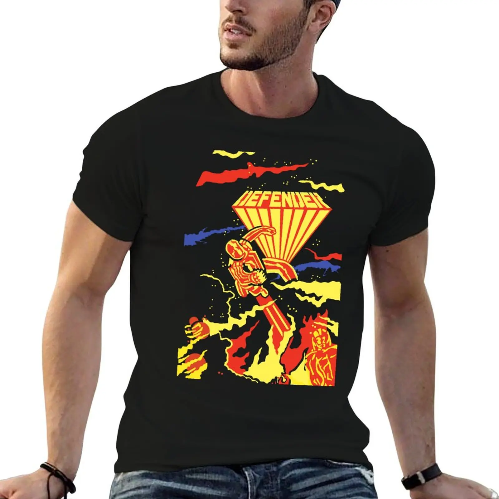 Rescue The Humanoids! T-Shirt No Iron Casual Short Sleeve Top