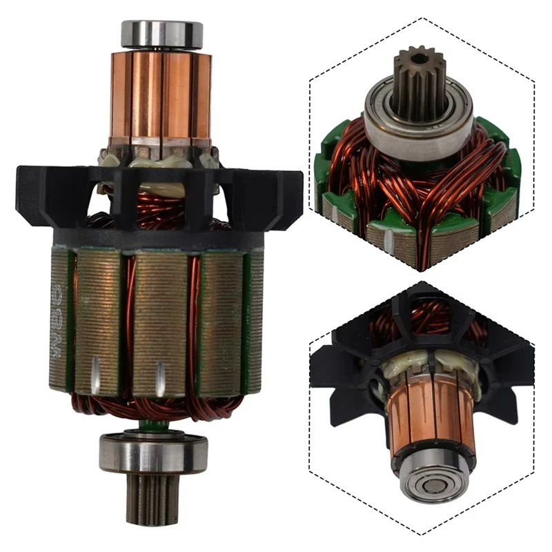 Power Tool Accessories 619263-3 Armature Rotor Motor Spare Parts For DHP456 BHP456 DDF456 DF456D DDF456Z