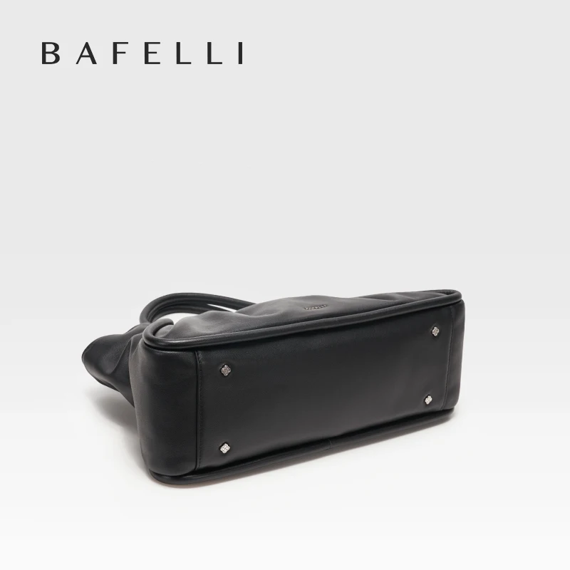 BAFELLI 2026 NEW WOMEN\'S BAG STYLE GENUINE LEATHER PURSE LUXURY BRAND DESIGNER SHOULDER HANDBAGS QUALITY ORIGINAL TOTE