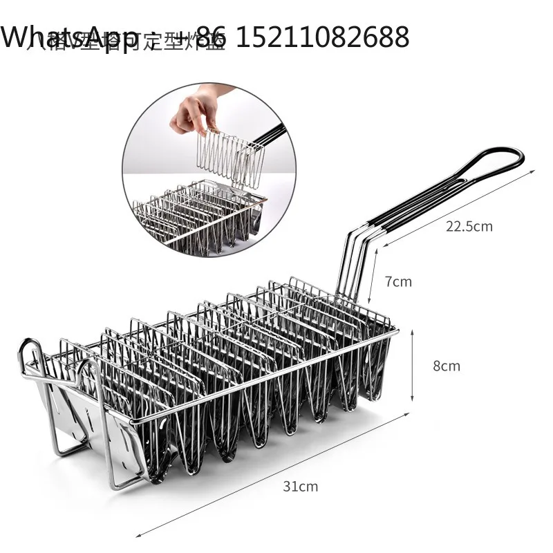 LLY Restaurant Kitchen Tools Taco Crust Oil Splash Styling Fried Basket Taco holder