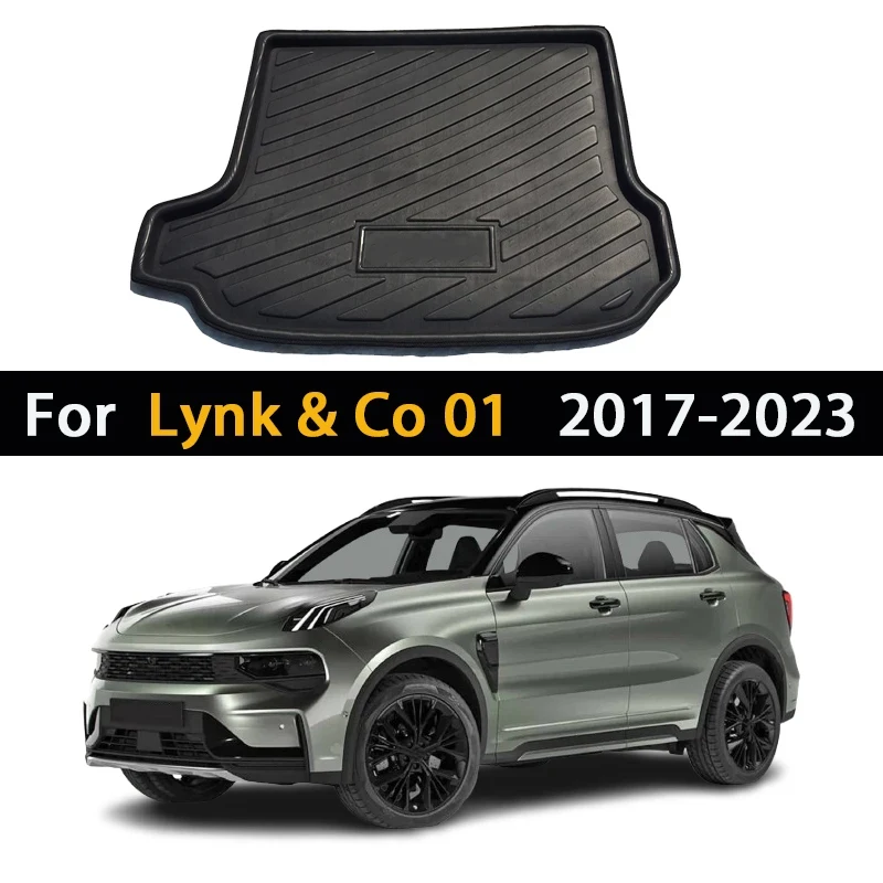 

Car Rear Trunk Mat For Lynk Co 01 CX11 Accessories 2017-2023 Waterproof Boot Luggage Tray Floor Liner Pad Cargo Cover Auto Parts