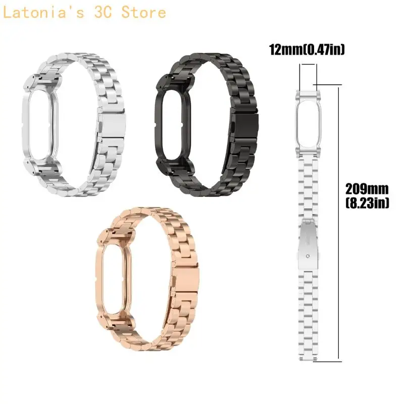 Metallarmband-Ersatzband für Smartwatch Office Daily Wear X3UB – Detail 6