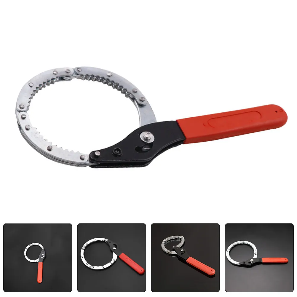 

Oil Filter Wrench Steel Plastic Reliable Hand Tool for Vehicle Oil Change Filter Removal Auto Repair Spanner Tool
