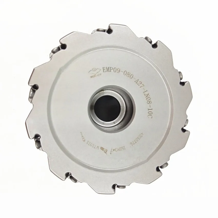 

EMP09-080-A27-LN08-10C / EMP09-080-A27-LN12-07C / EMP09-080-A27-LN16-06C EMP09 ZCC.CT milling cutter disc 1PCS/BOX