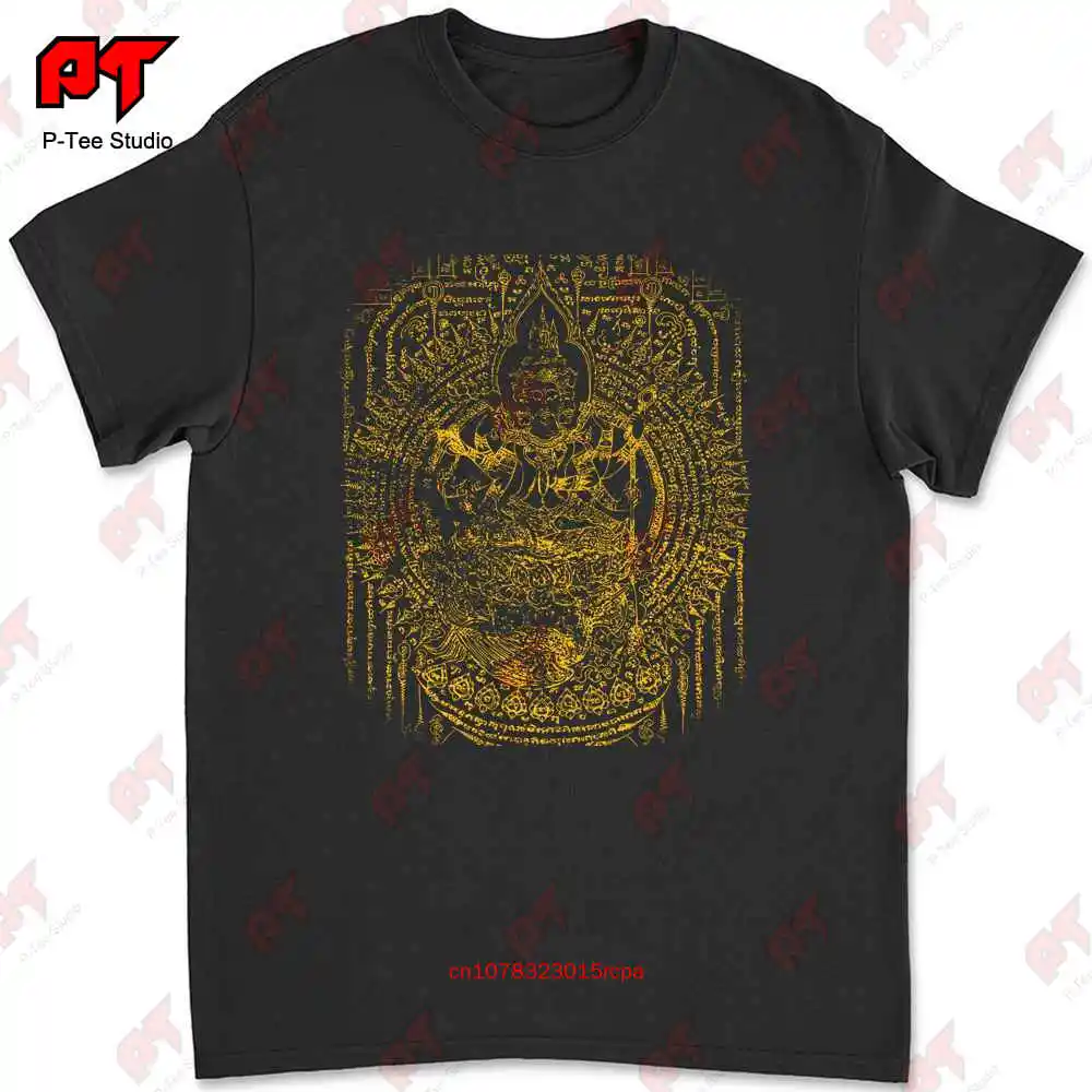 Sawadee Thai Traditional Sak Yant Twin Tigers Muay T Shirt S 5Xl GPT3