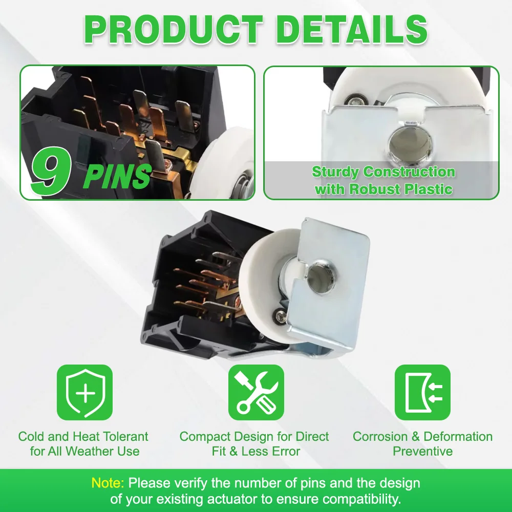 9 دبابيس المصباح التبديل لفورد F-150 F-250 F-350 الحارس برونكو اكسبلورر Aerostar E150 E250 E350 E450 E550 E7TZ-11654A #4