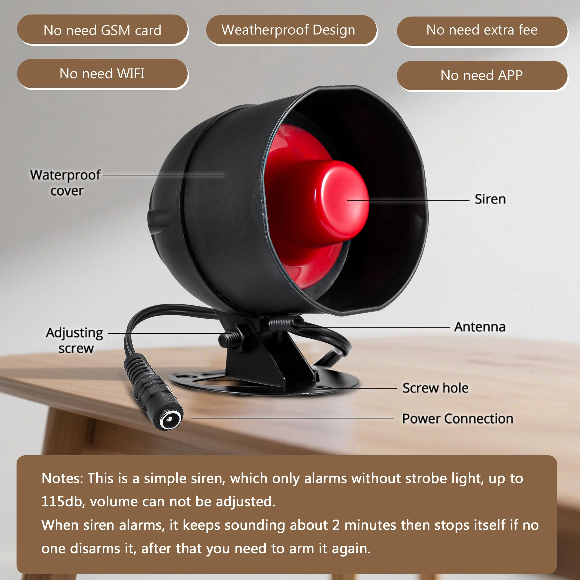 KERUI US Stock 115dB Loudly Siren Alarm System Door Sensor PIR Motion Detector 433MHz Home Security Burglar Alert Garage Shop