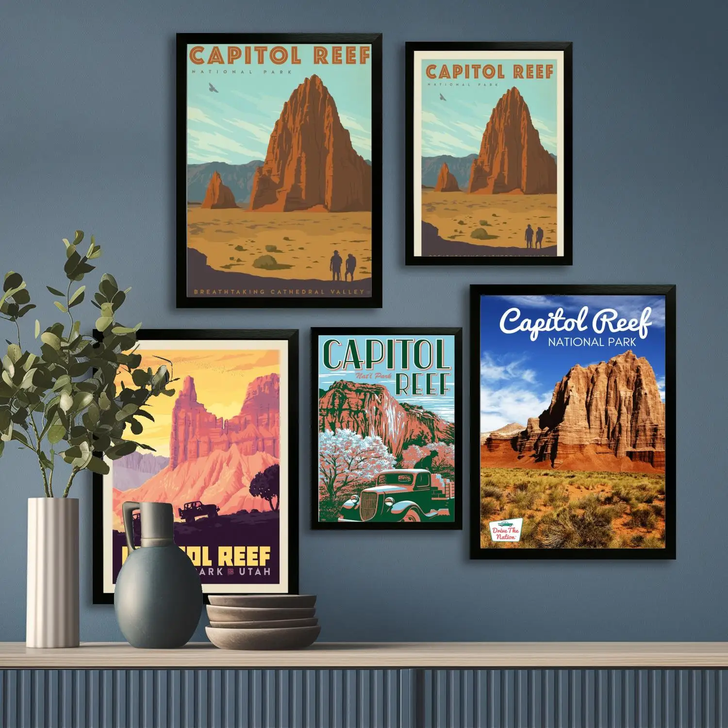 Ступица Риф, национальный парк, холст, художественный постер, настенное искусство, картина с принтом, современная семья, декор для спальни, постеры, декоративная живопись Ступица Риф, национальный парк, холст, художественный постер, настенное искусство, картина с принтом, современная семья, декор для спальни, постеры, декоративная живопись