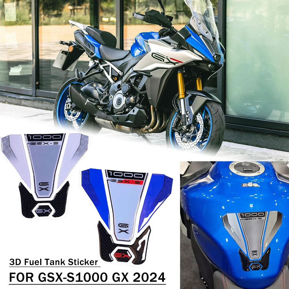 3D Motorcycle Fuel Tank Sticker Anti-skid Protection Sticker For Suzuki GSX-S1000GX GSX S1000GX GSXS1000GX GSX S1000 GX 2024