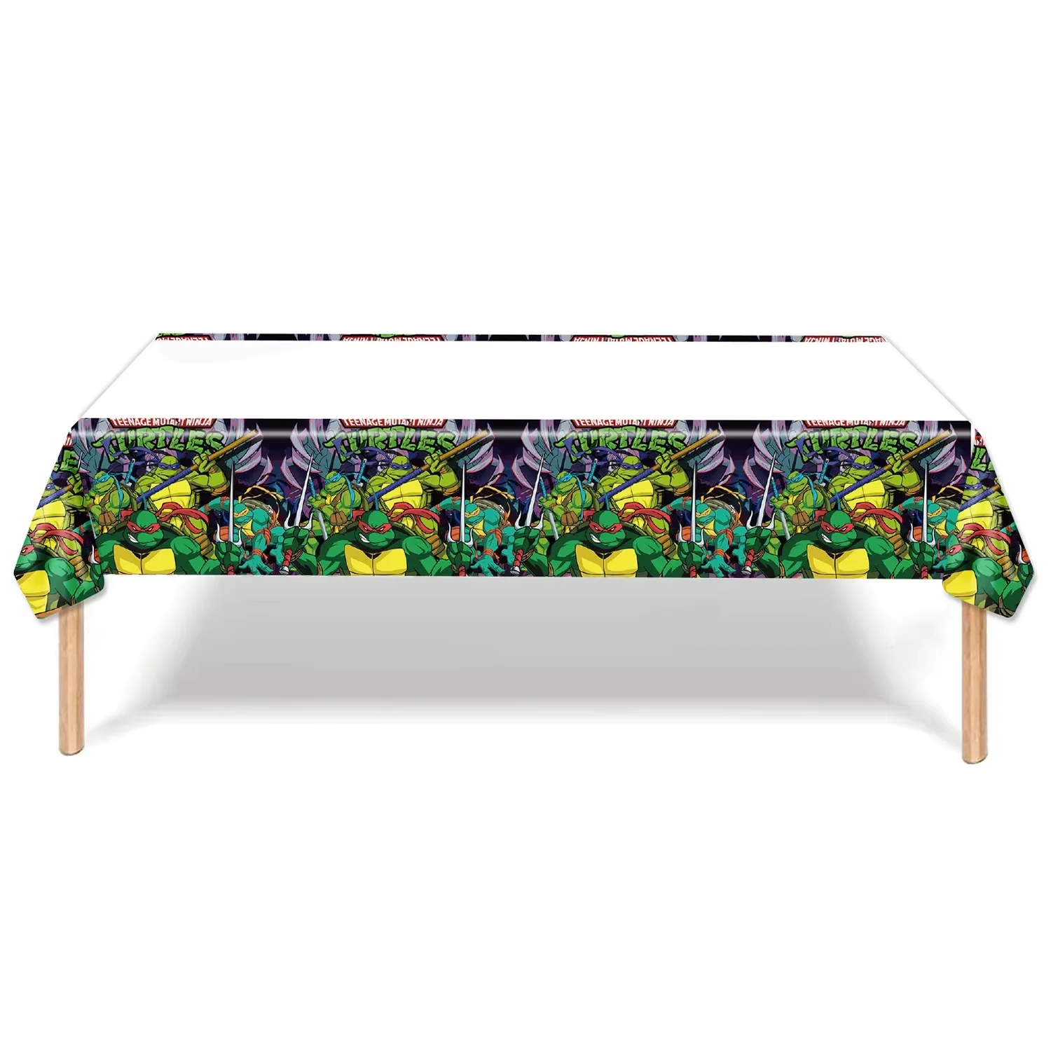Super-Ninja-Turtles Cartoon-Themen-Party-Dekorationen Geschirr Teller Becher Tischdecke Ballons Baby-Shower-Party-Zubehör-Set – Detail 4