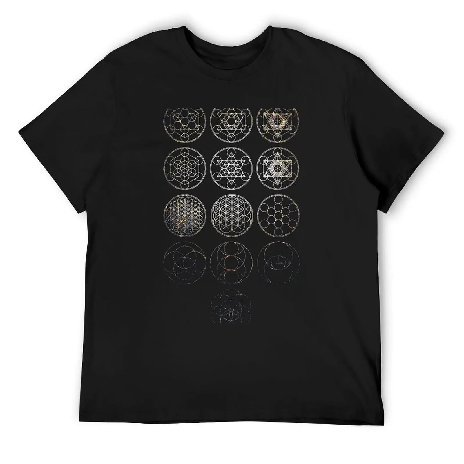 13 Circles [Tight Cluster Galaxy] | Sacred Geometry T-Shirt custom shirt tops vintage t shirt men