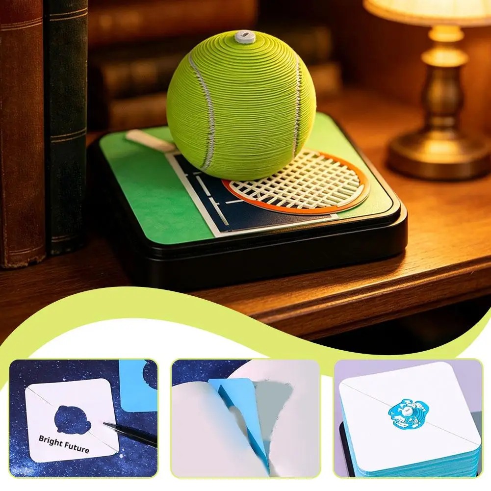 3D Earth Shape English Calendar 2027 Earth Paper Carving Sculpture Calendar 3D Art Notepad for DIY Memo Pad Creative Gift