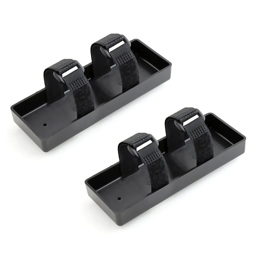 2 Set RC Plastic Battery Tray Case Battery Box Bracket for 1/8 1/10 Axial SCX10 Traxxas TRX4 D90 RC Crawler Car Parts