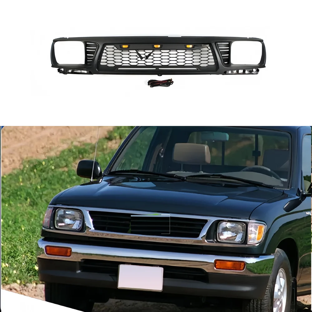 Parrillas de carreras para automóviles aptas para Toyota Tacoma sr5 sr pro 1995 1996 1997 Tacoma Abs parrilla accesorios para automóviles