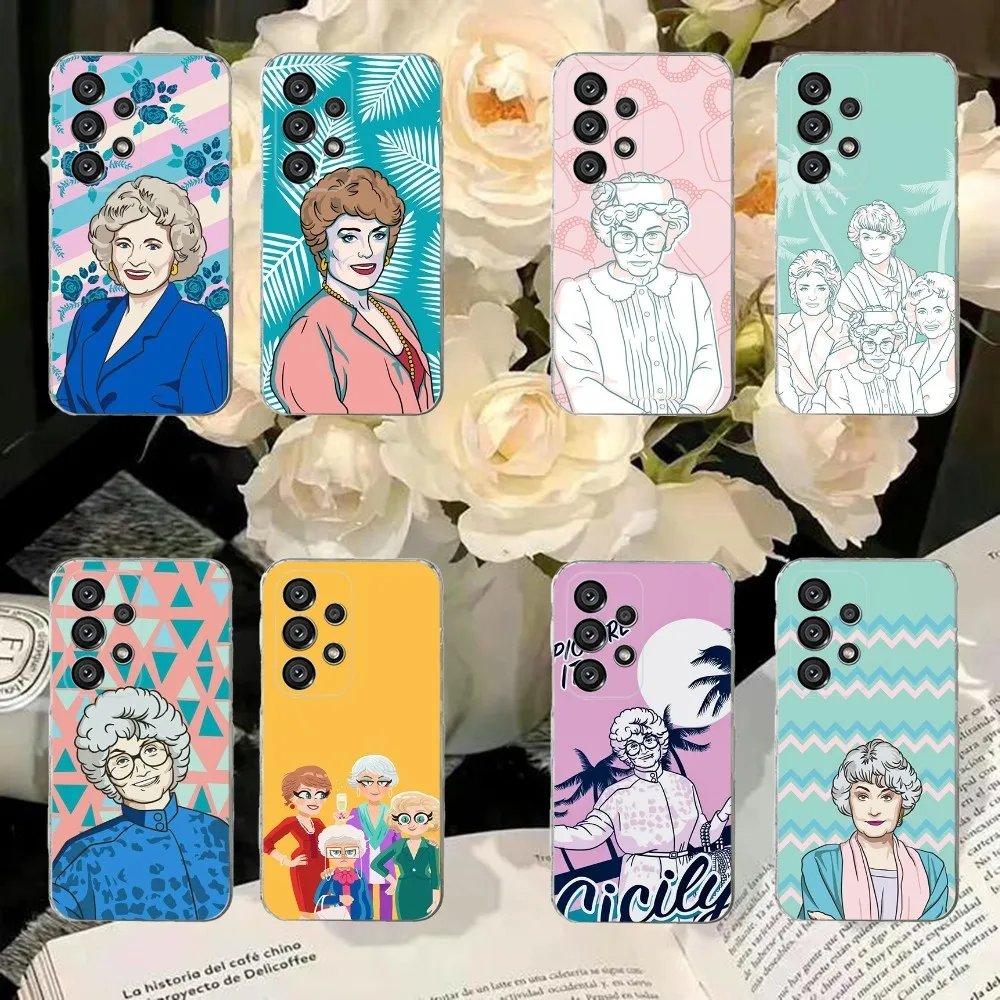 The G-Golden Girls   Phone Case For Samsung S30,S23,S21,S22,S20 Ultra,S20 FE lite,S10,S9,S8 PIus Cover Clear