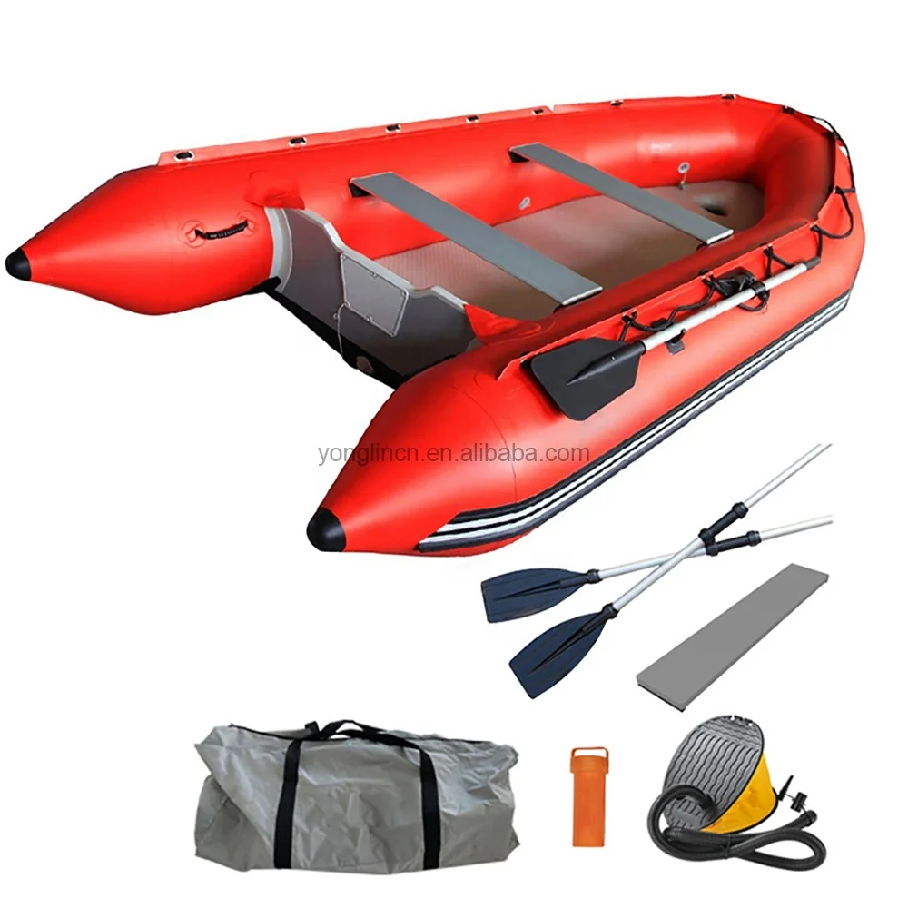 3m-4.8meter Rescue Inflatable Boat Folding Stable Design PVC 1.2mm Material Taking 6 Persons For Lake River Offshore Sea Use
