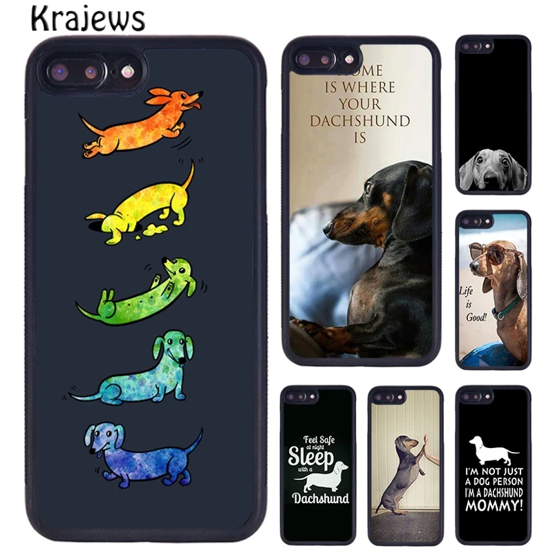 Krajews Dachshund Doberman Dog Phone Case Cover For iPhone 16 15 14 plus X XR XS 11 12 13 pro max coque