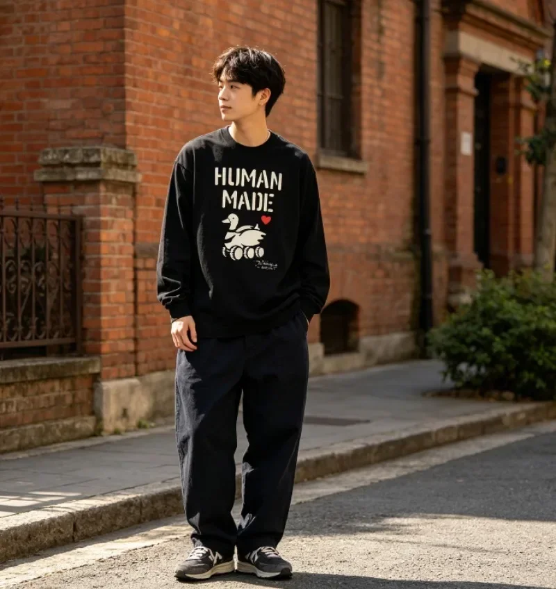 Human Made 2026 Logo Graphic L/S Tee Relaxed Fit Couple Streetwear
