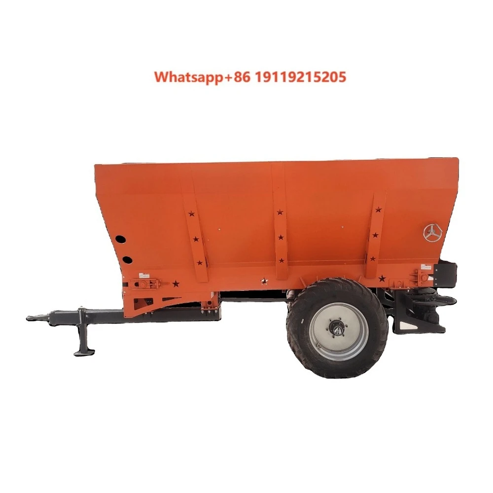 Tractor Driven Granular Organic Fertilizer Manure Compost Lime Muck Cow Dung Spreader for Stock Farm