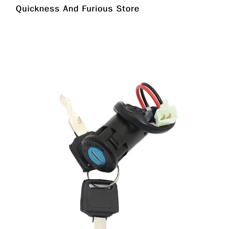 【MO】Moped Ignition Key Switch 2 Wire ATV Dirt Bike Accessory Electric Motorcycle Go-Kart On/Off Tool Durable view 4