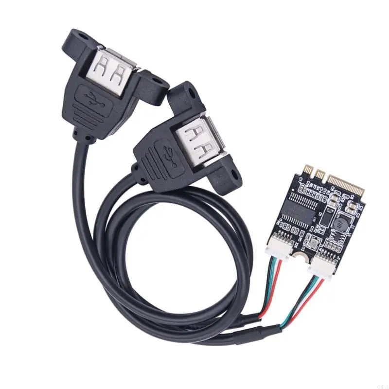 Q84A Высокая совместимость Mini PCIe To USB -интерфейсы кабель для компьютерных аксессуаров