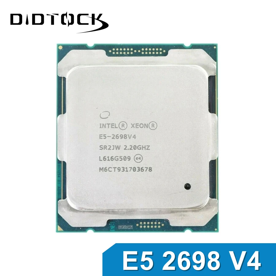 

Процессор Intel Xeon E5 2698 V4 2698V4, 20 ядер, 40 потоков, 2,2 ГГц, 135 Вт, SR2JW, LGA 2011-3