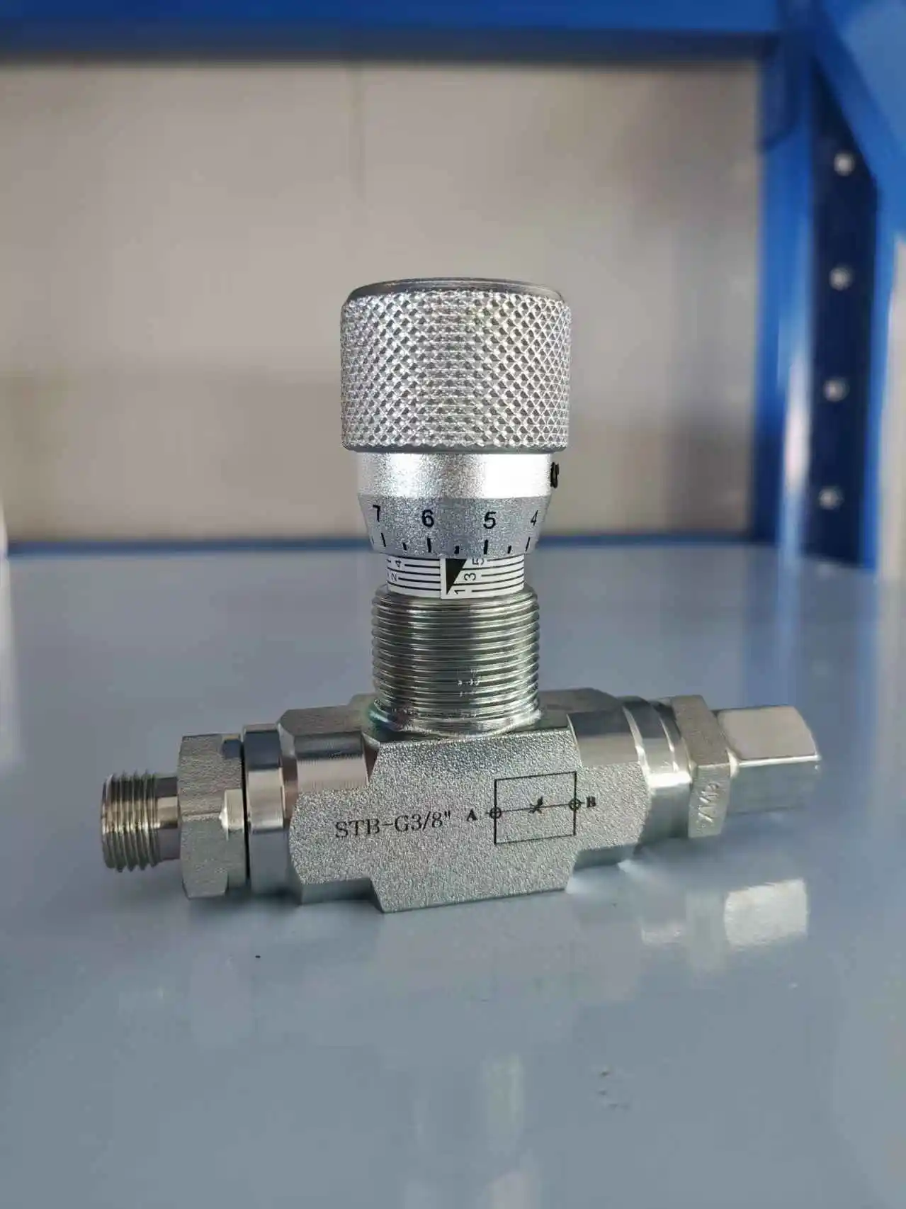 التحكم في التدفق ثنائي الاتجاه صمام المقيود الهيدروليكي STB-G3/8 L08 موصل