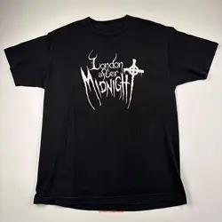 Vintage 2000s London After MidnighT T Shirt Duży długi lub krótki rękaw