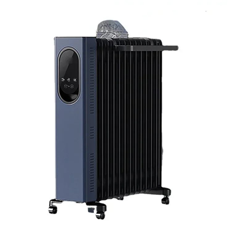 2026-2-Home Appliance Electric Oil Heater Graphene Constant Temperature Electricity Saving Heater Bedroom Oil Heater Timed Humid